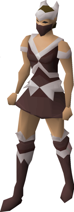 Basic corrupted armour (female) equipped.png