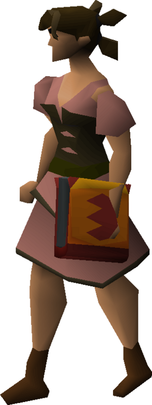 Tome of fire equipped female.png