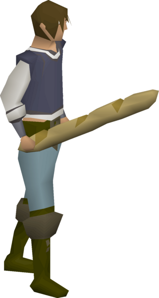 File:Stale baguette equipped male.png