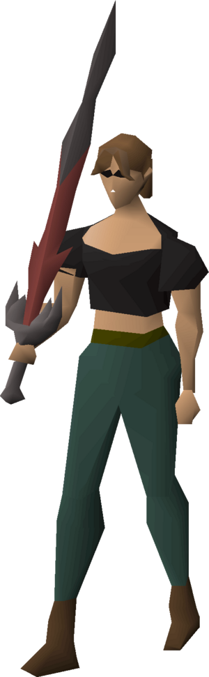 Dragon 2h sword (cr) equipped female.png