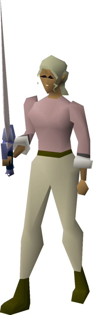 Blurite sword equipped female.png