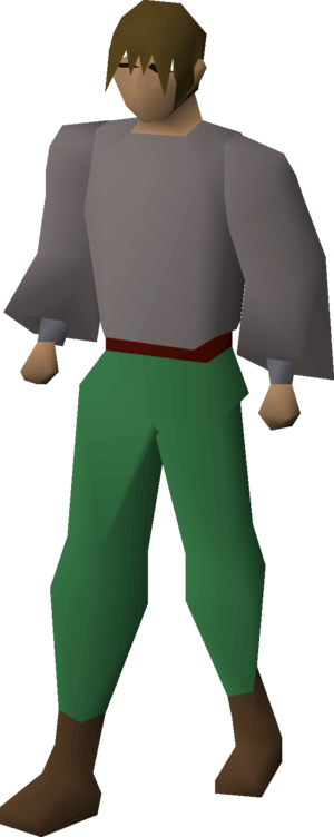 Grey robe top equipped male.png