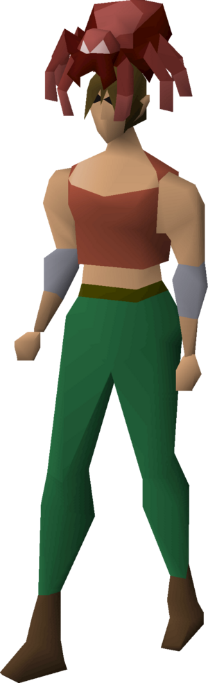 Spider hat (Sarachnis) equipped female.png