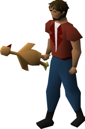 Rubber chicken equipped male.png