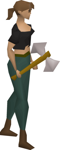 File:White battleaxe equipped female.png