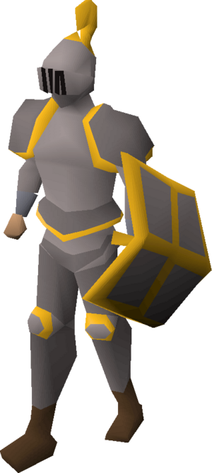 Steel gold-trimmed set (lg) equipped.png