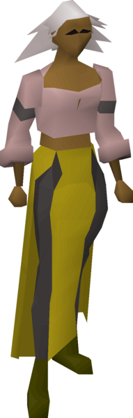 File:Elven skirt (yellow) equipped female.png