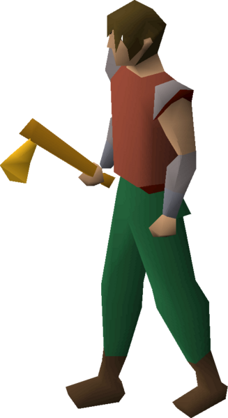 File:Gilded axe equipped.png