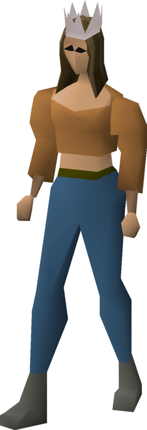 White partyhat equipped female.png