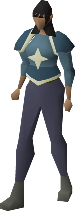 Saradomin platebody equipped female.png
