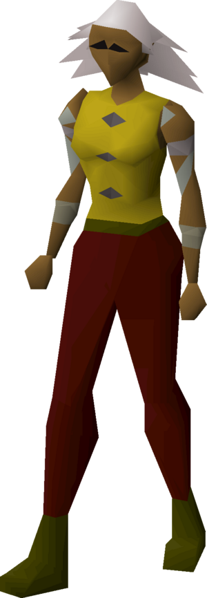 Elven top (yellow vest) equipped female.png