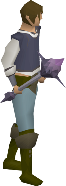 File:Barronite mace equipped.png