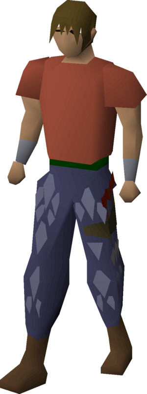 Blue d'hide chaps equipped male.png