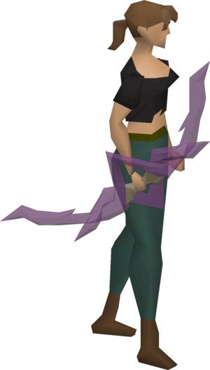 Bow of faerdhinen (c) (Trahaearn) equipped female.png