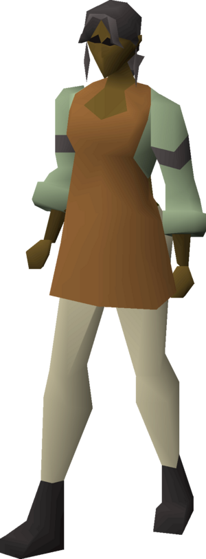 Brown apron equipped female.png