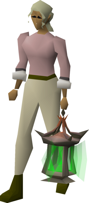 Abyssal lantern (green logs) equipped female.png