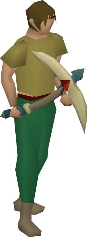 Infernal pickaxe (or) (ashen) equipped male.png