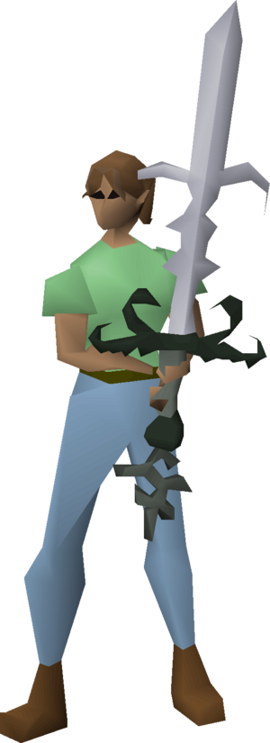 Bandos godsword (or) equipped female.png