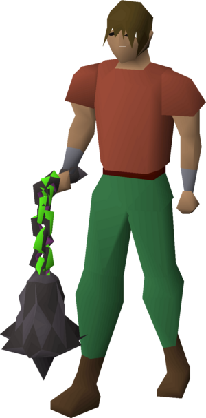 Ursine chainmace (u) (beta) equipped male.png