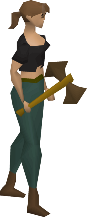 Bronze battleaxe equipped female.png