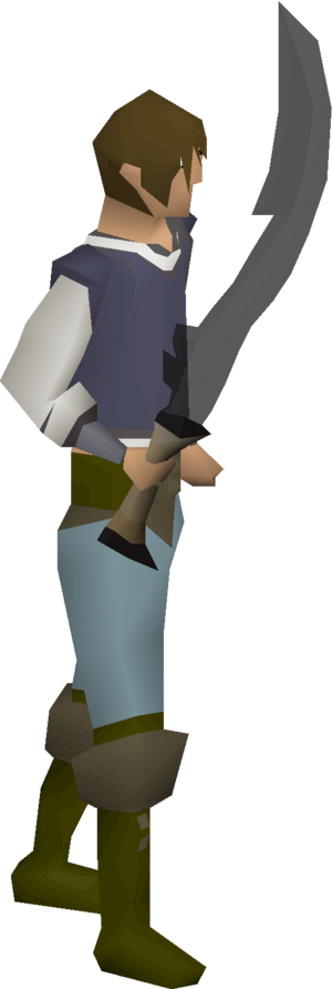 Blade of saeldor (c) (Iorwerth) equipped male.png