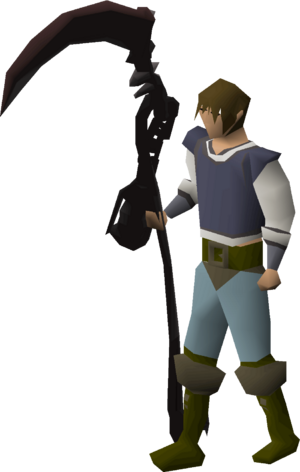 Corrupted scythe of vitur (uncharged) equipped male.png