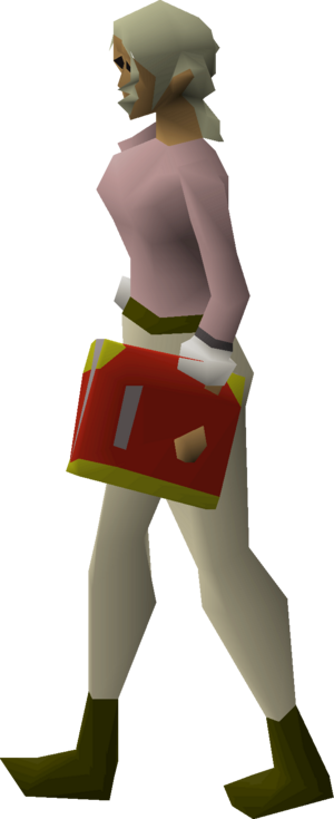 Damaged book (Zamorak) equipped female.png
