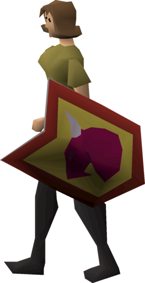 Adamant kiteshield (Dragon) equipped female.png