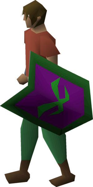 Adamant kiteshield (Misthalin) equipped male.png