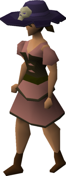 File:Bounty hunter hat (tier 1) equipped female.png