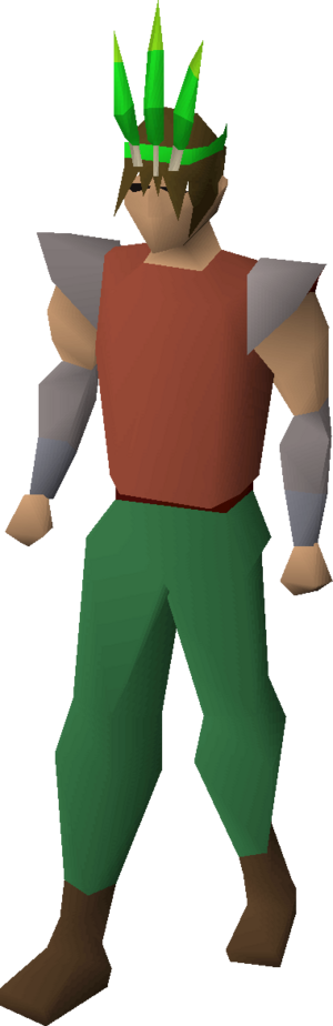 Chompy bird hat (woodsman) equipped.png