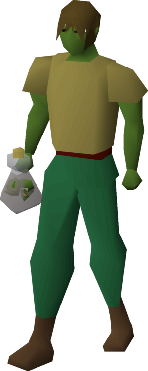 Shrink-me-quick (skin tone 8 green) equipped male.png