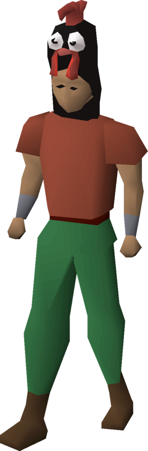Evil chicken head equipped male.png