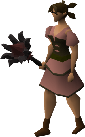 Inquisitor's mace equipped female.png