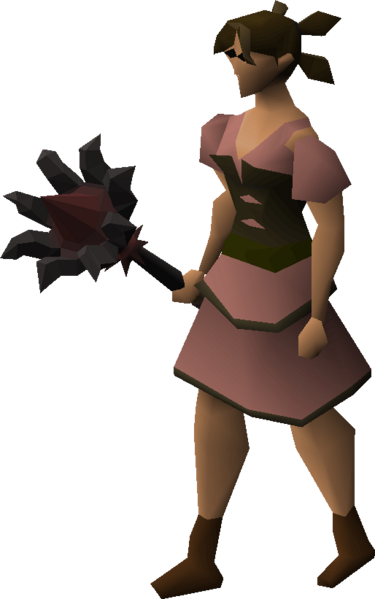 File:Inquisitor's mace equipped female.png