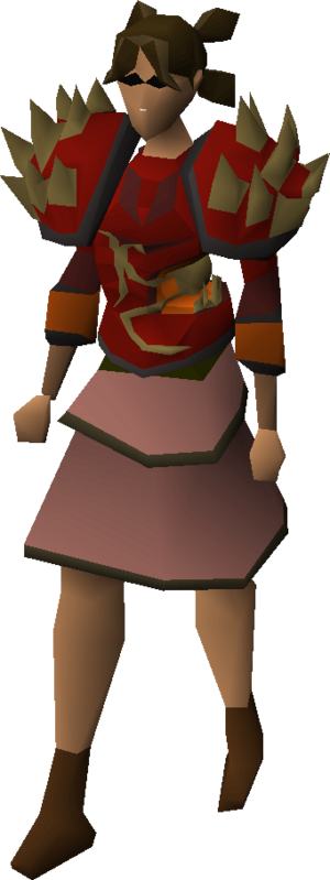 Red slayer chestplate equipped female.png