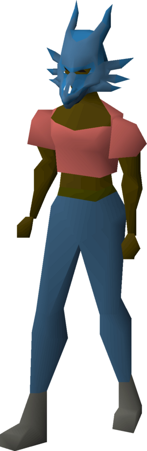 Blue dragon mask equipped female.png