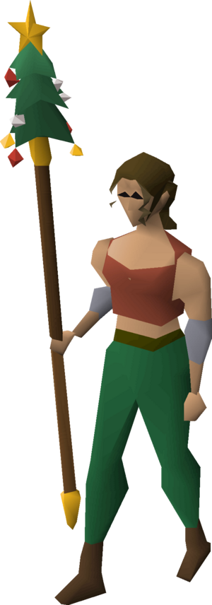 Festive nutcracker staff equipped female.png