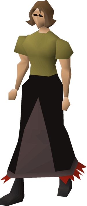 Mystic robe bottom (dark) equipped female.png