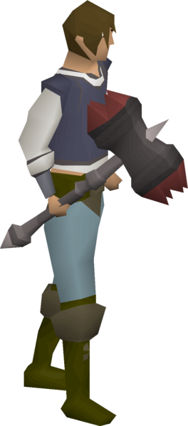 File:Dragon warhammer (cr) equipped male.png