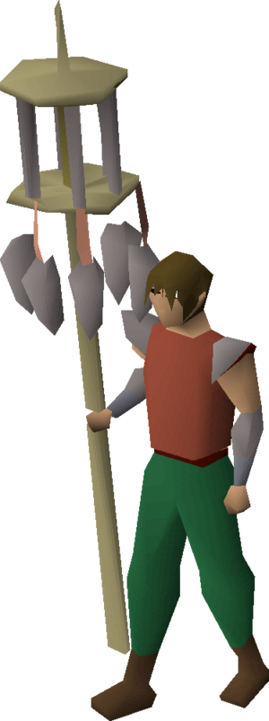 Rat pole (five rats) equipped.png