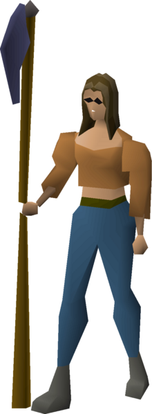 File:Mithril halberd equipped female.png