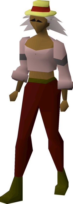 Red boater equipped female.png