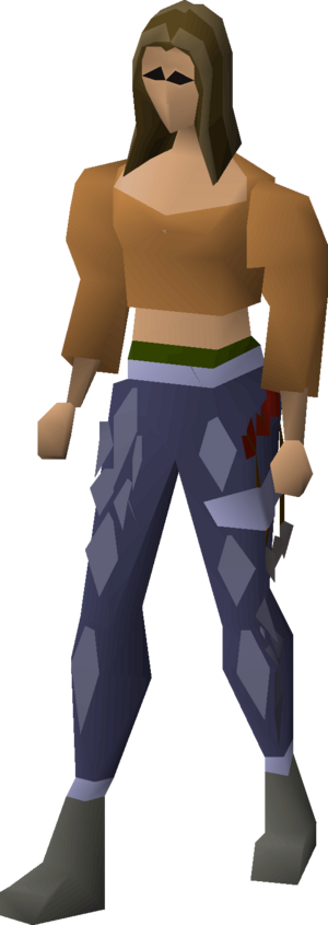 Blue d'hide chaps (t) equipped female.png