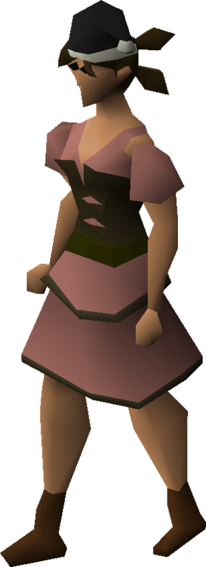 Black santa hat equipped female.png