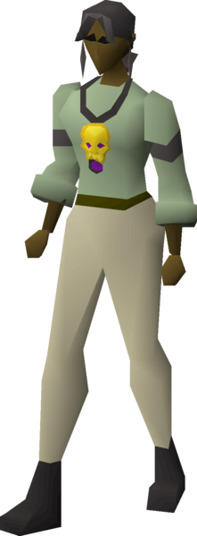 File:Amulet of avarice equipped female.png