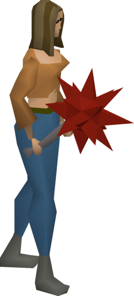 File:Dragon mace equipped female.png