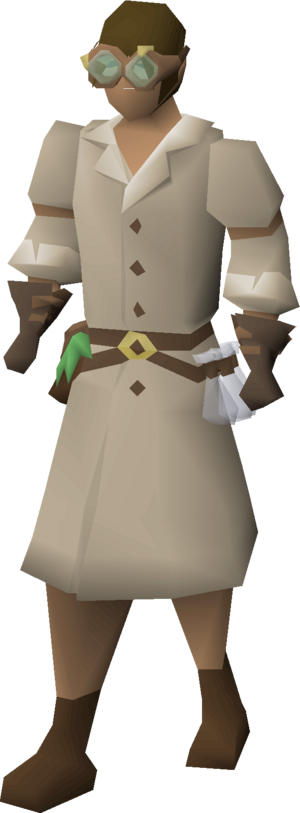 Alchemist outfit (focused) equipped male.png