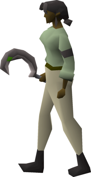 File:Emerald sickle (b) equipped female.png