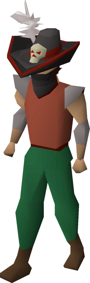 Bounty hunter hat (tier 6) equipped.png